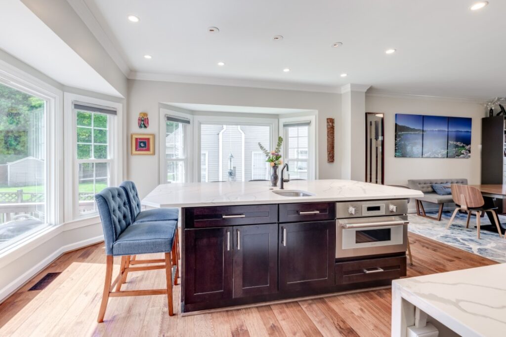 High quality home remodeling services can provide a result that exceeds your expectation like this whole home remodel in Arlington, Virginia.